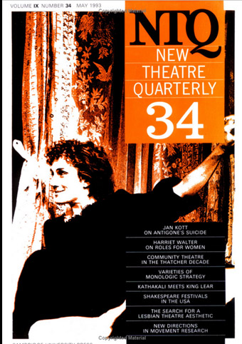 HIDE & SEEK: The Search for a Lesbian Theatre Aesthetic